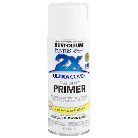 Rust-Oleum 12 Oz White Painter's Touch 2X Paint + Primer Spray Paint Primer 249058